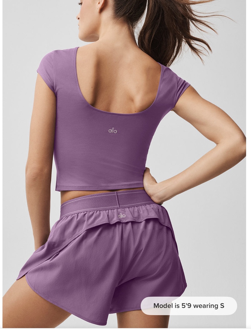 NWOT Alo Yoga Back For More Tee- Size Medium